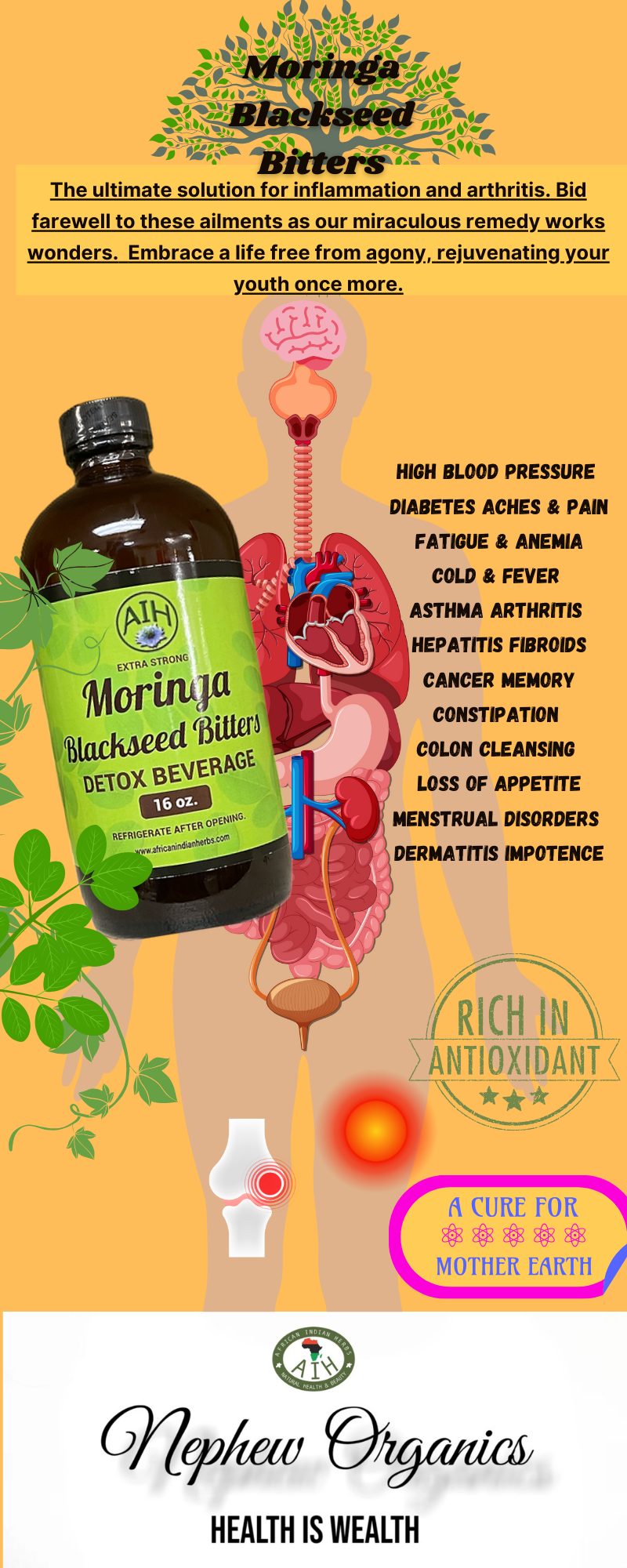 Moringa Blackseed Bitters