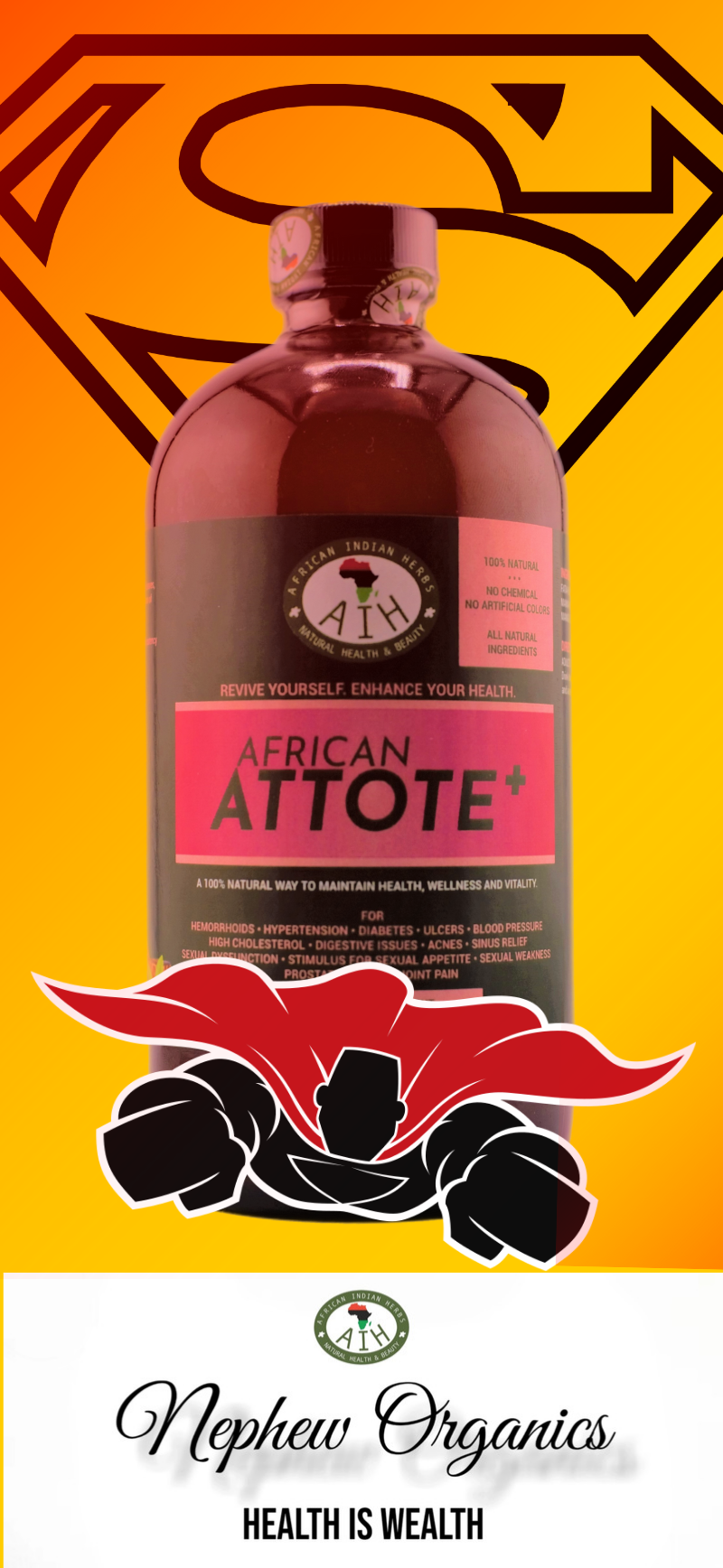 African Attoe Tonic ( Superman) – Nephew Organics